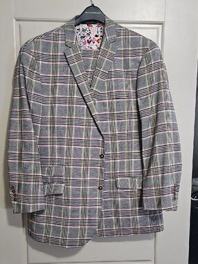 Paisley and Grey Mens Suit